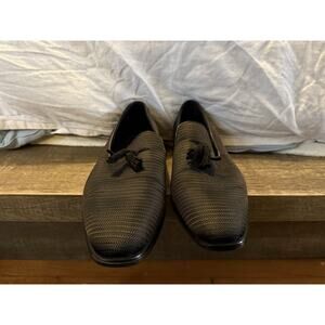 Stacy Adams Tazewell Black Tassel Loafers Men’s Size 10M Dress Shoes